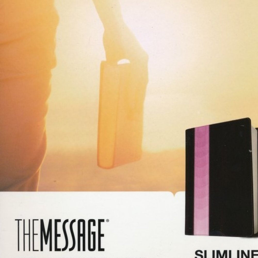Message Slimline Bible brown/pink - NWT